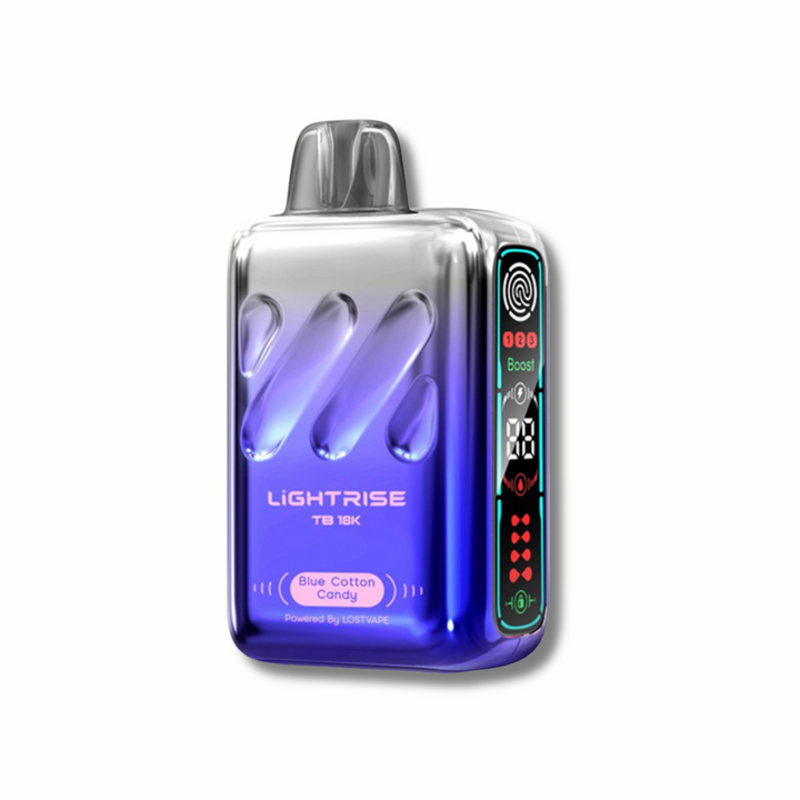 Lightrise TB 18K Disposable by Lost Vape - Blue cotton candy