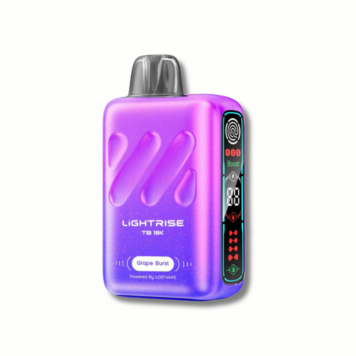 Lightrise TB 18K Disposable by Lost Vape - Grape Burst