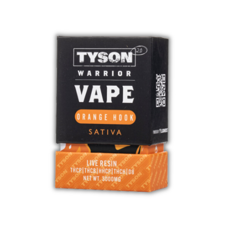 Mike Tyson 2.0 Disposable 3G Warrior Orange Hook Flavor