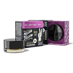 Mellow Fellow Delta 10 Diamonds (Purple Punch) - 2 Grams