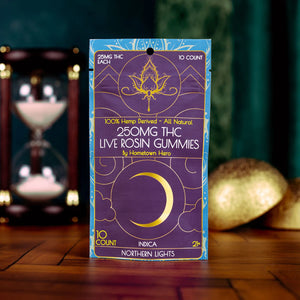 Hometown Hero Delta-9 Live Rosin Gummies (Northern Lights)