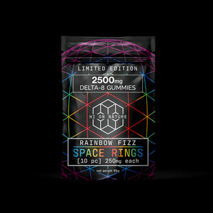 Hi On Nature Delta 8 Gummies (SPACE RINGS)- 2500mg