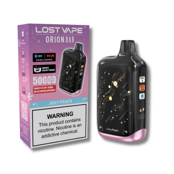 Lost Vape Orion Bar 50K Disposable Vape - Juicy Peach Flavor