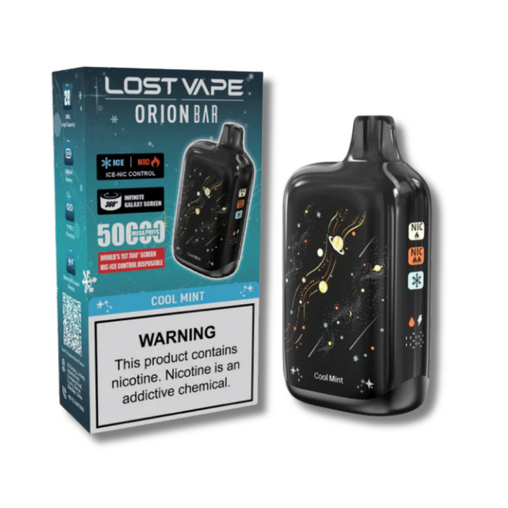 Lost Vape Orion Bar 50K Disposable Vape - Cool Mint Flavor