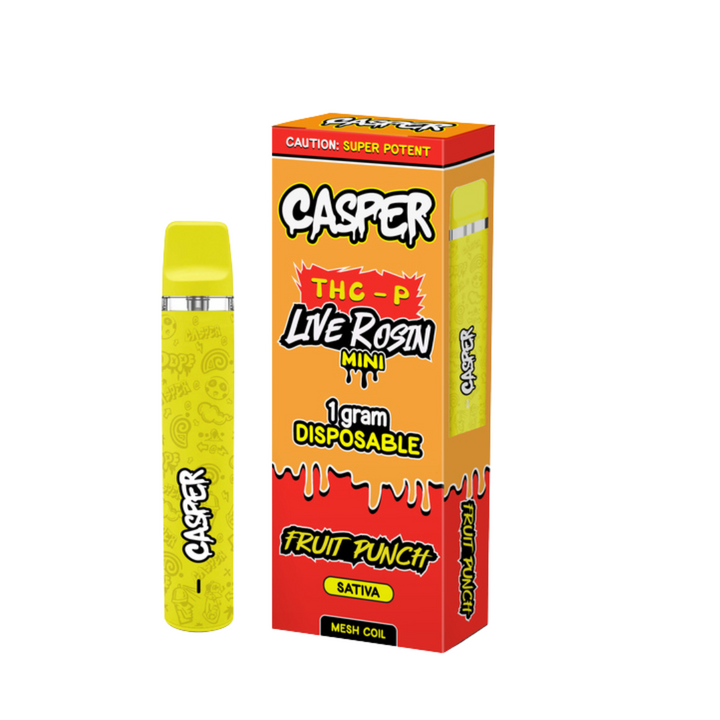 Casper THC-P Live Rosin Mini Disposable 1 Gram - Fruit Punch