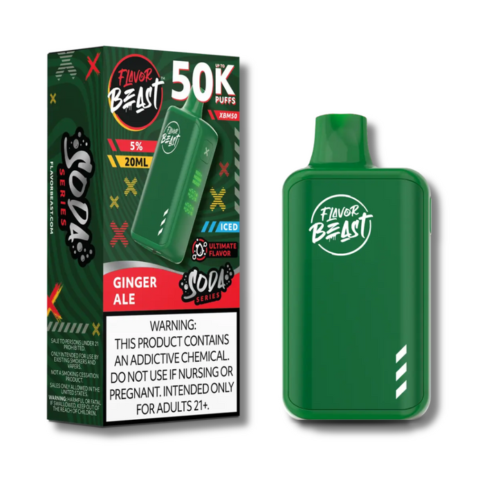 Ginger Ale Flavor Beast XBM50 Disposable Vape 50K