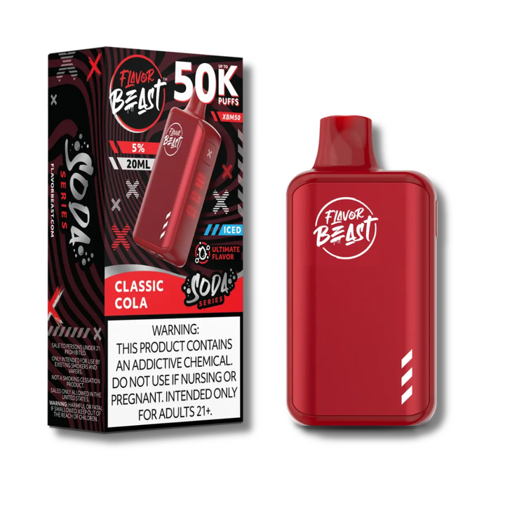 Classic Cola Flavor Beast XBM50 Disposable Vape 50K