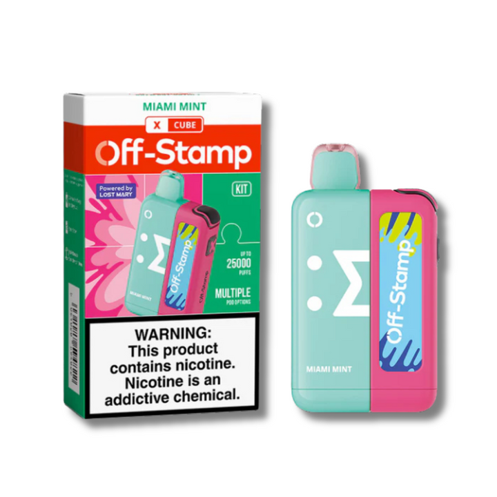 Off Stamp X-Cube Disposable Kit 25000 - Miami Mint