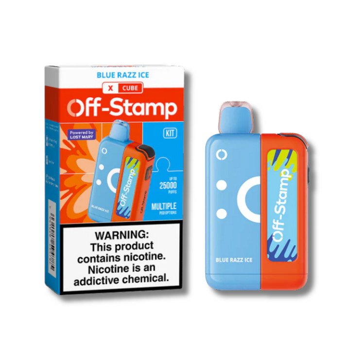 Off Stamp X-Cube Disposable Kit 25000 - Blue Razz Ice