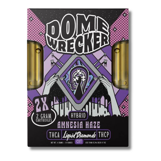 HiXotic Dome Wrecker THCA + THCP Liquid Diamonds Carts 2 Pack