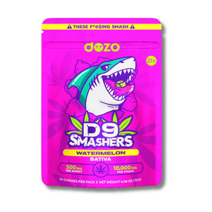 DOZO D9 THC Smashers 10000MG Watermelon Sativa