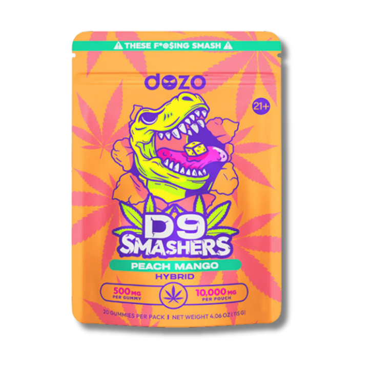 Peach Mango DOZO D9 THC Smashers 10000MG