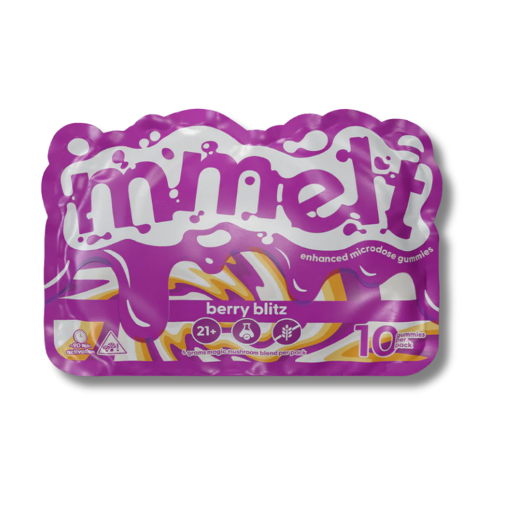 Mmelt Magic Mushroom Gummies 10 Pack 6G - Berry Blitz