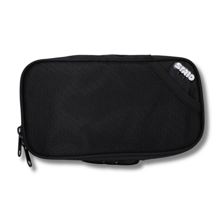 STRIO Smell-Proof Bag Traveler Size /w Lock Black Color