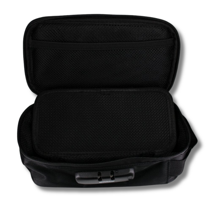 STRIO Smell-Proof Bag Traveler Size /w Lock Open