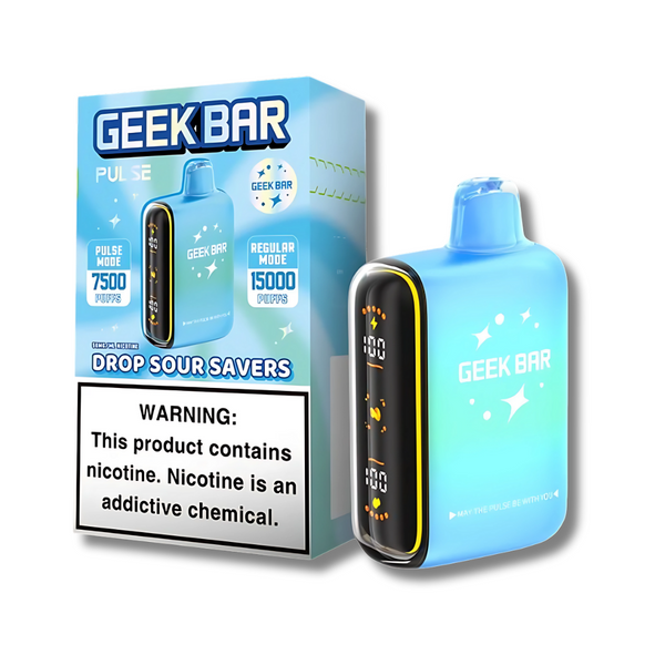 Geek Bar Pulse Savers Edition Disposable Vape 15K - Drop Sour Savers Flavor