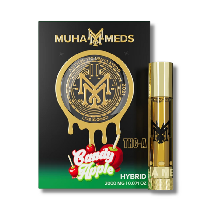 Muha Meds THCA Diamonds Cartridge 2G - Candy Apple