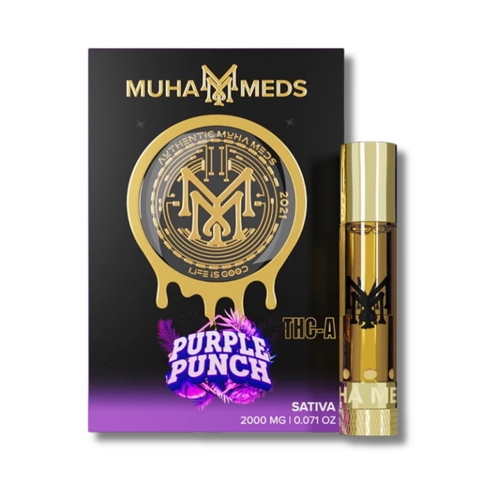 Muha Meds THCA Diamonds Cartridge 2G - Purple Punch