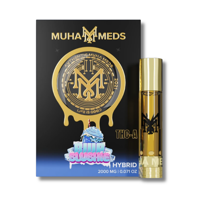 Muha Meds THCA Diamonds Cartridge 2G - Blue Slushie 