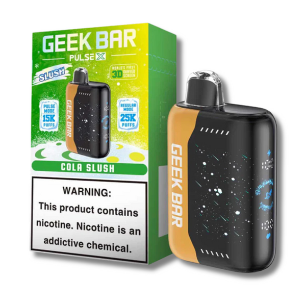 Cola Slush Geek Bar Pulse X 25K Disposable Vape - Slush Edition 