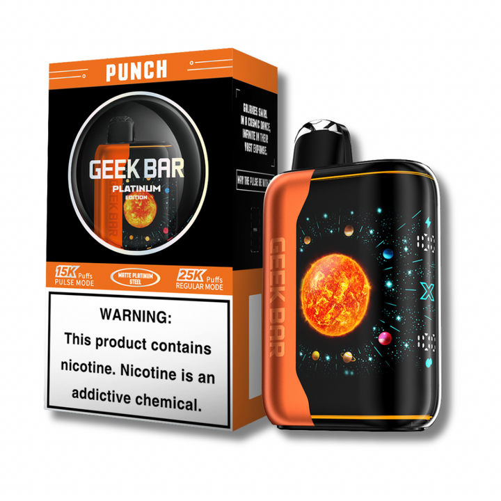 Geek Bar Pulse X Platinum Edition Disposable 25K Puffs - Punch