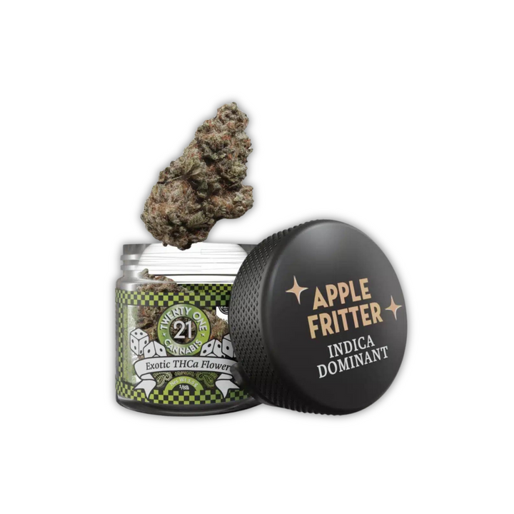 Twenty One Cannabis Exotic THCa Flower 3.5g - Apple Fritter Strain Indica