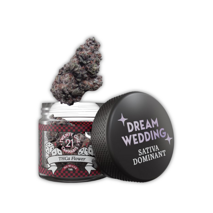 Twenty One Cannabis THCa Flower 3.5g - Dream Wedding (sativa)