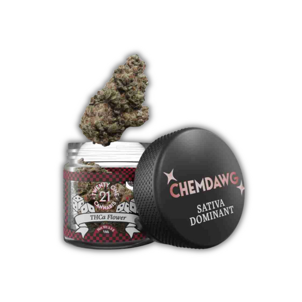 Twenty One Cannabis THCa Flower 3.5g - Chemdawg Strain
