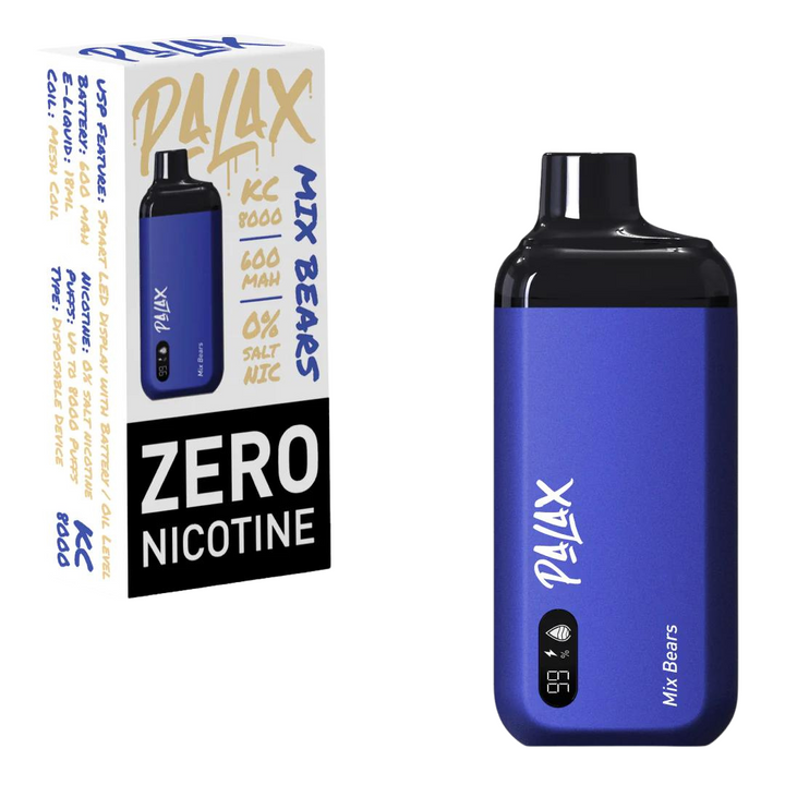 Palax KC8000 0% Nicotine Disposable Vape - Mix Bears Flavor