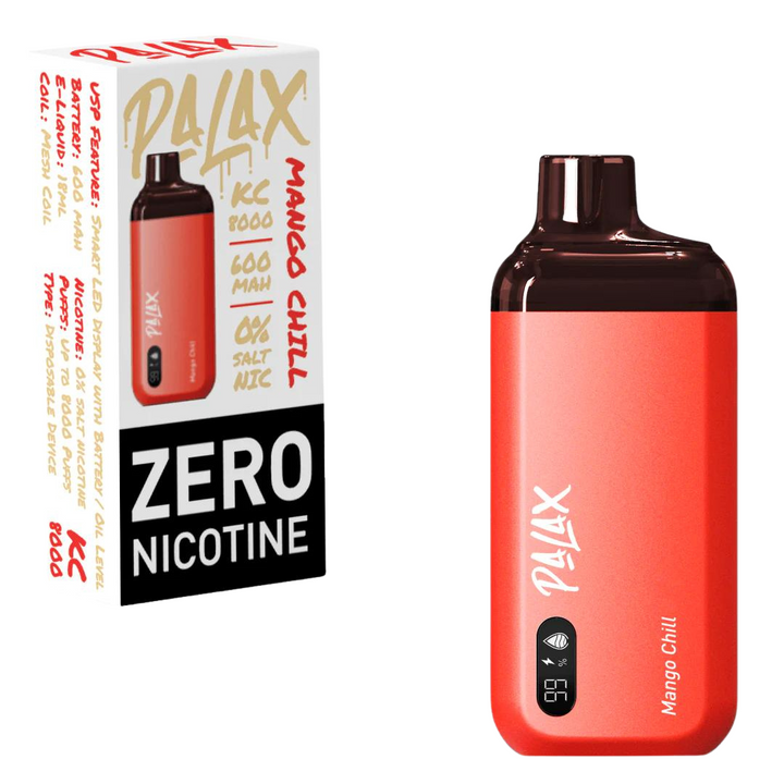 Palax KC8000 0% Nicotine Disposable Vape - Mango Chill Flavor