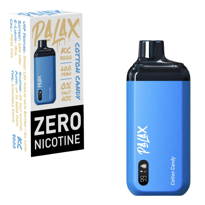 Palax KC8000 0% Nicotine Disposable Vape - Cotton Candy Flavor