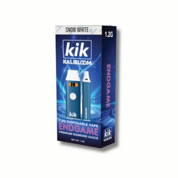 Kalibloom KIK ENDGAME 1.2g THCP Disposable - Snow White Strain