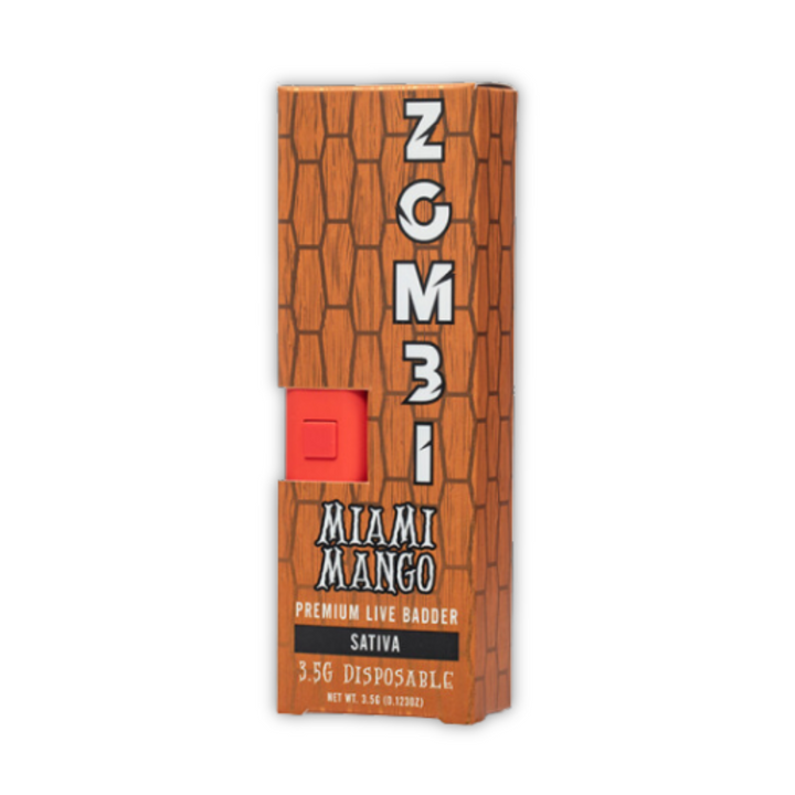 Zombi Live Badder 3.5G Disposable Vape Miami Mango