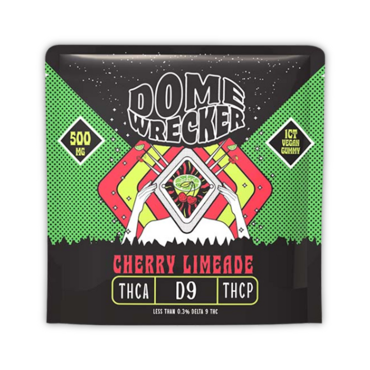HiXotic Dome Wrecker THCA |THCP | Delta 9 500MG 1ct Gummy Cherry Limeade Flavor