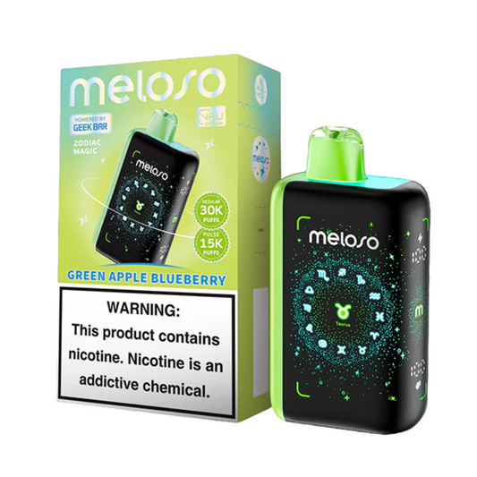 Geek Bar Meloso 30000 Disposable Vape - Green Apple Blueberry