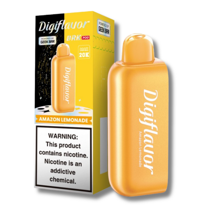 Amazon Lemonade Flavor Geek Bar DigiFlavor 20000 Disposable Vape Pods