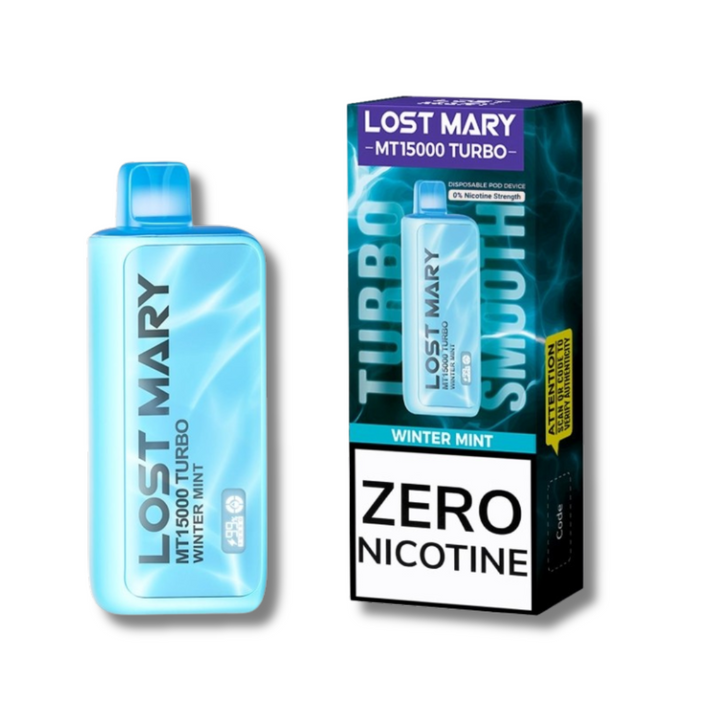 Lost Mary MT15000 Turbo Zero Nicotine Disposable - Winter Mint