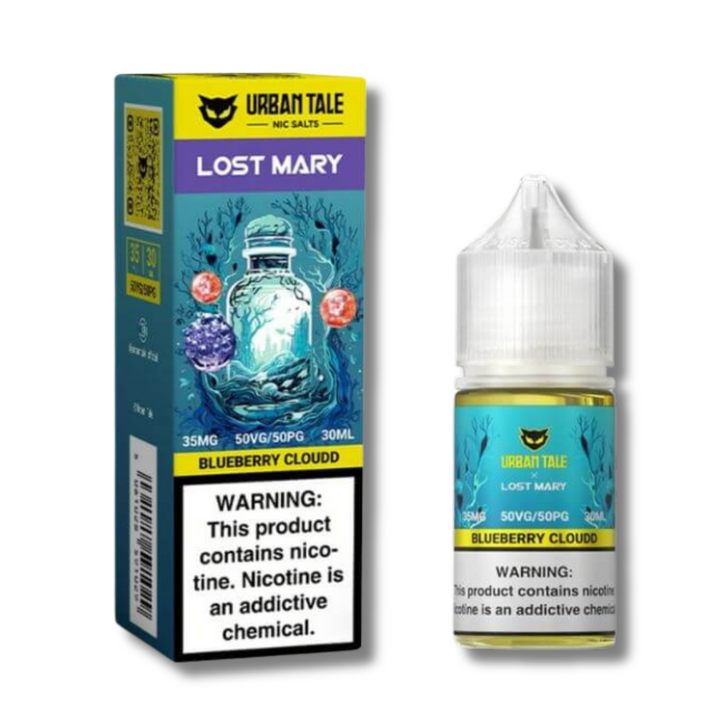 Urban Tale X Lost Mary Nicotine Salt Juice Blueberry Cloudd