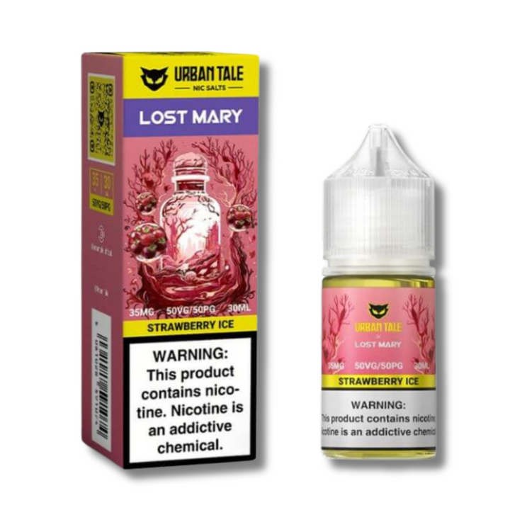 Urban Tale X Lost Mary Nicotine Salt Juice Strawberry Ice Flavor