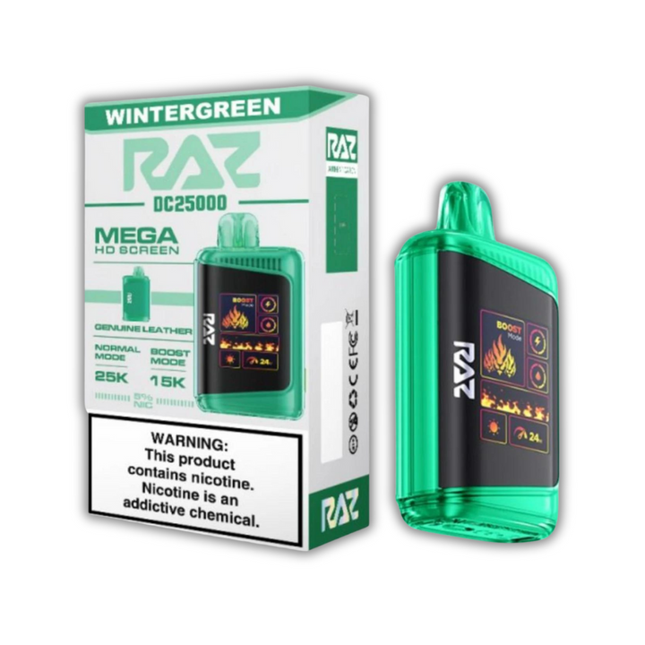 RAZ DC25000 Disposable Vape 25000 Puffs Wintergreen