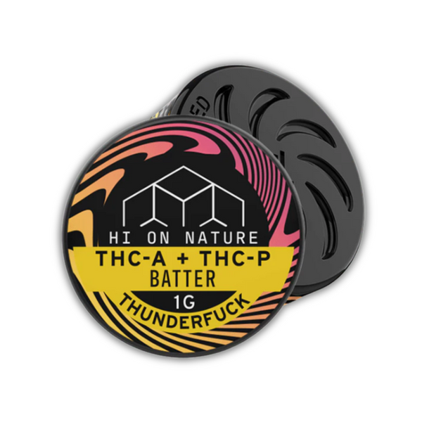 Hi On Nature THCA + THCP Batter 1G Dabs Thunderf*ck Flavor