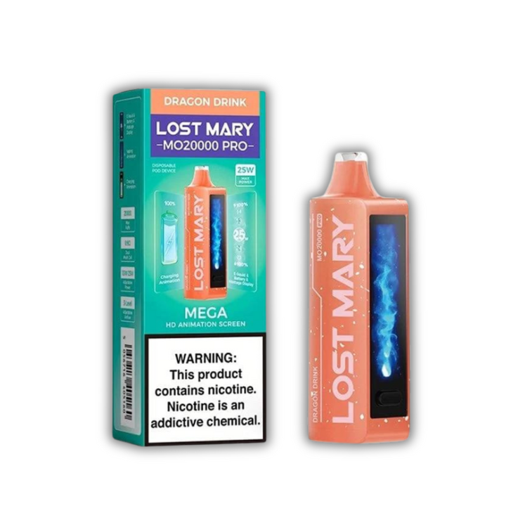 Lost Mary MO20000 Pro Disposable Vape Dragon Drink