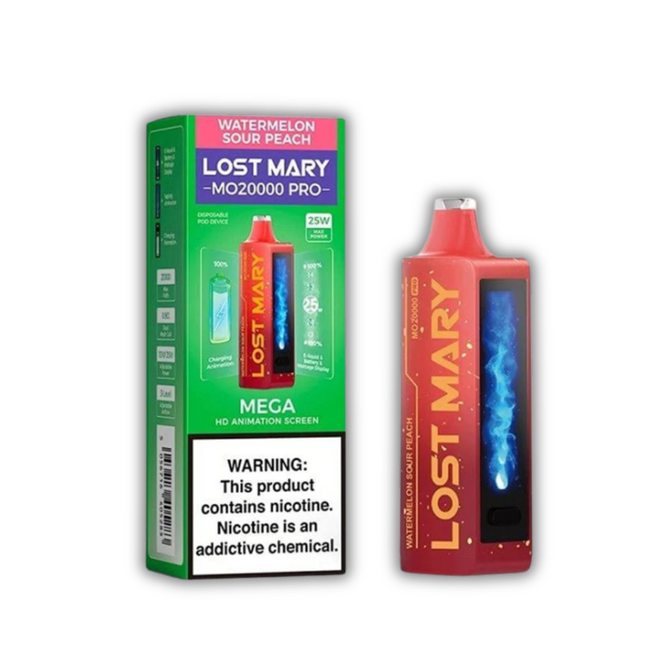 Lost Mary MO20000 Pro Disposable Vape Watermelon Sour Peach