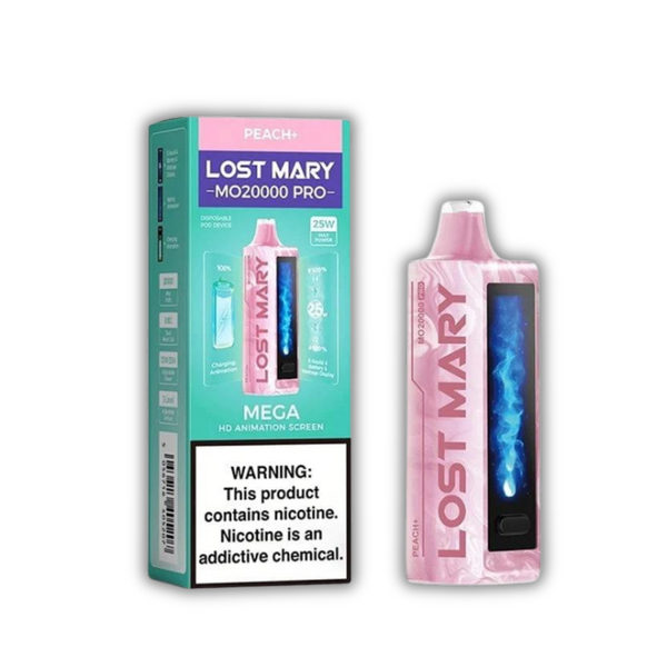 Lost Mary MO20000 Pro Disposable Vape Peach+ 