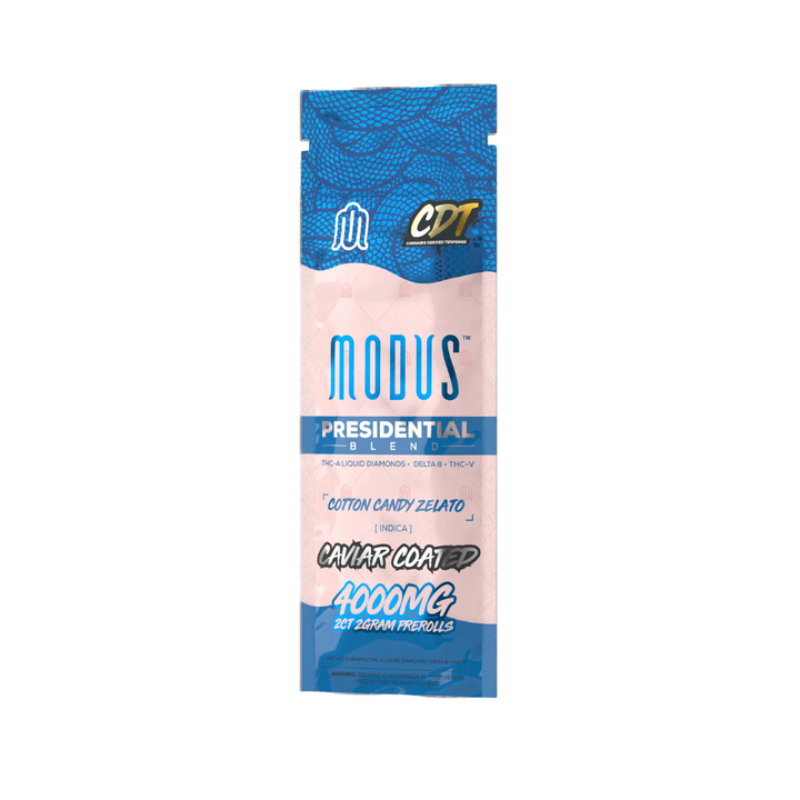 Modus Presidential Pre Rolls 4000 MG 2ct Cotton Candy Zelato