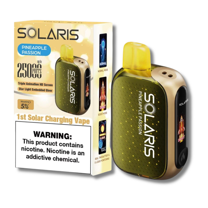 Solaris 25K Disposable Vape Solar Technology Pineapple Passion