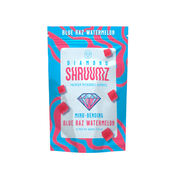 Diamond Shruumz Gummies (Blue Raz Watermelon) 2ND WIFE CBD Gummies