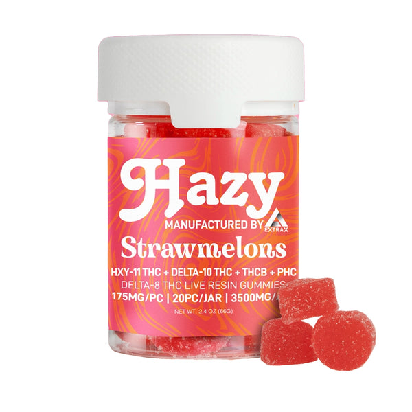 Hazy Delta 8 Gummies Strawmelons (3500mg)