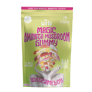 URB Magic Amanita Mushroom Watermelon Gummy