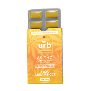Urb Yuzu Ice Cream Delta 9 THC Vegan Gummies